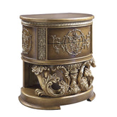 Constantine Brown & Gold Finish Nightstand Model BD00472 By ACME Furniture
